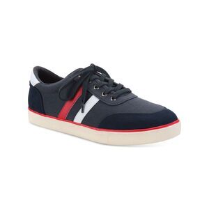 CLUBROOM Mens Navy Stripe Noah Round Toe Platform Sneakers Shoes 13 M